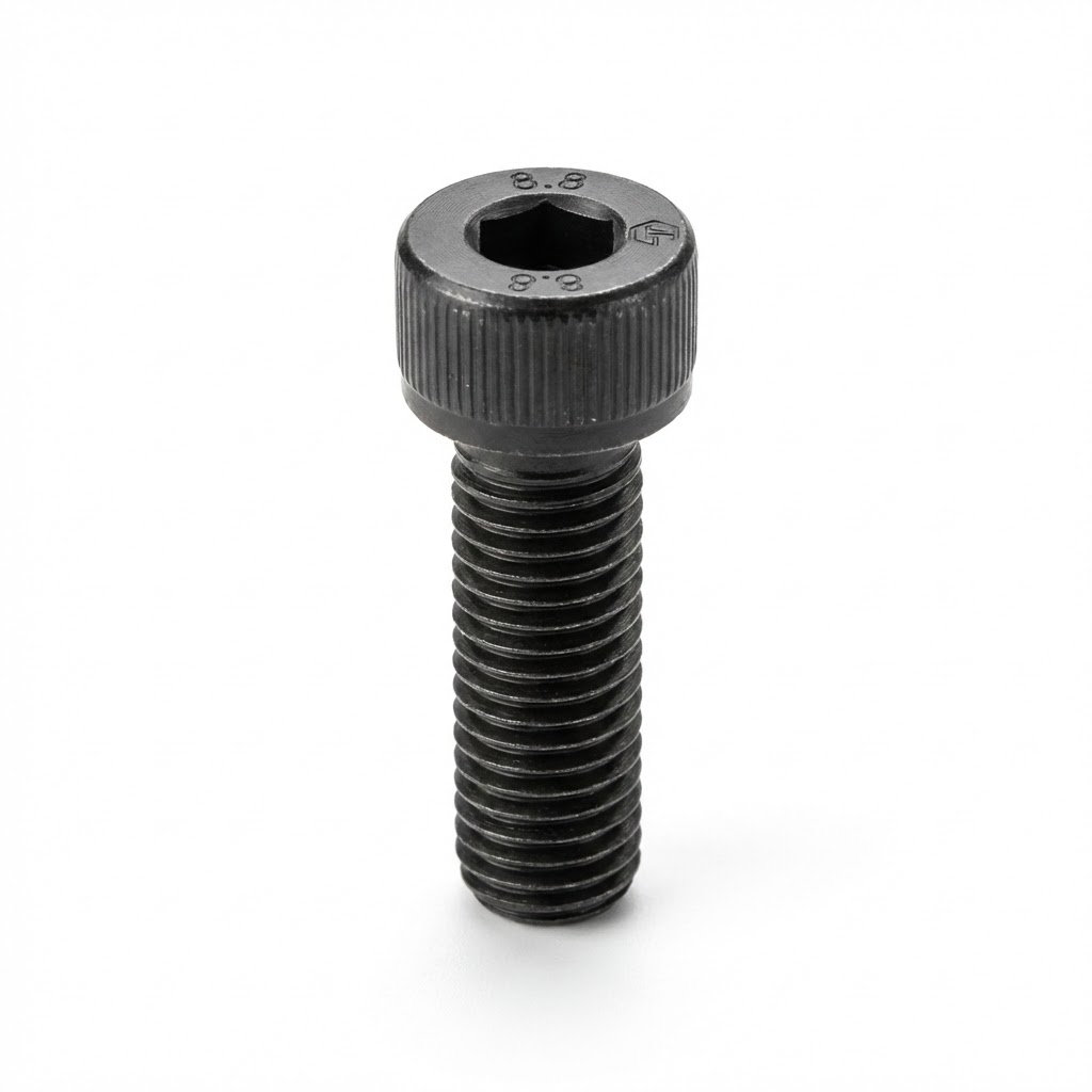 DIN 912 (ISO 4762) Silindir Başlı Altıgen Soket (İmbus) Cıvatalar – 8.8 Kalite Orta Yüksek Mukavemetli Çelik